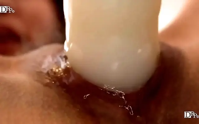 Her tight wet pussy commands the spotlight in this steamy Japanese encounter