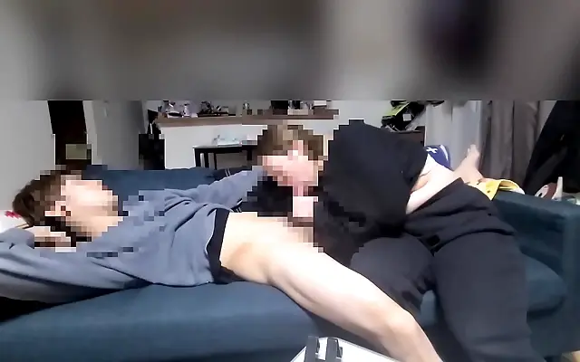 Japanese Wife Gives Sensual Blowjob