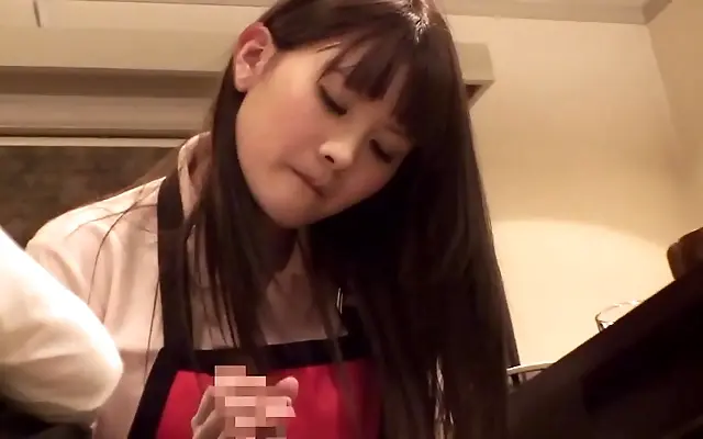 Hardcore creampie fuck after flashing a throbbing cock to a shy caretaker