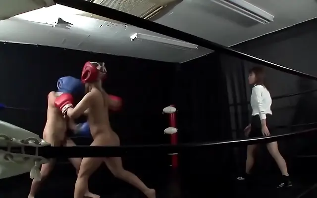 Amateur bout ignites as Japanese girls trade punches and strip down