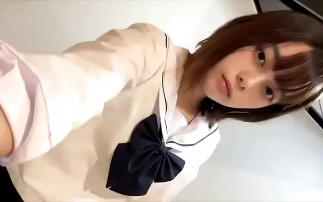 Kitchen fantasies alone at home Japanese amateur gets soaked