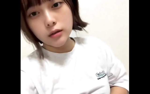 Dim Room Asian Beauty Can't Contain Her Noisy Ecstasy During Solo Session