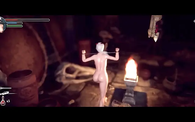 Bedroom conquest the knight girl takes on dungeons and cumshot glory