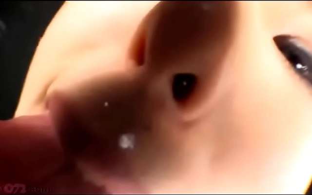 POV close-up of passionate virtual kisses and intimate acrylic play
