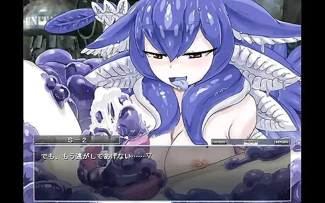 Office fantasy with busty monster girl allure