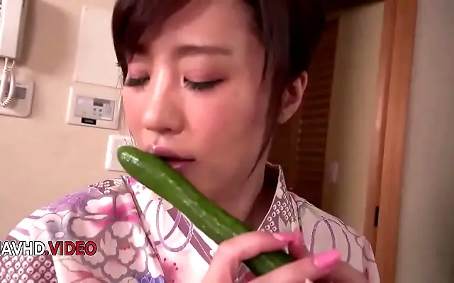 Lace Lingerie Clad Asian MILF Ryouka Shinoda Toys for Ecstasy