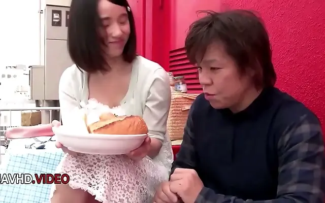 欧美做 硬又粗进去好爽A 美女+ 四虎永久 Desk bends reveal slim Japanese beauty ready for hot blowjob and wild ride