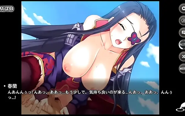 Climactic conquest of passion as koihime warrior claims her empire in summer heat